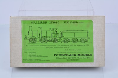 Lot 158 - An unmade Finescale 0 Gauge MR/LMS/BR 2F class 0-6-0 Locomotive and Tender body kit by Fourtrack Models