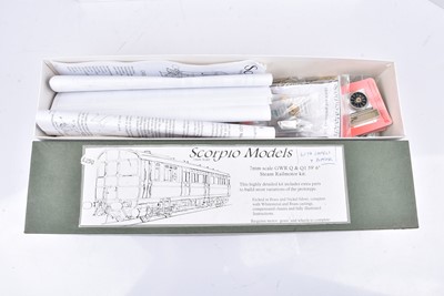 Lot 164 - An unmade Finescale 0 Gauge GWR Steam Railmotor kit by Scorpio Models