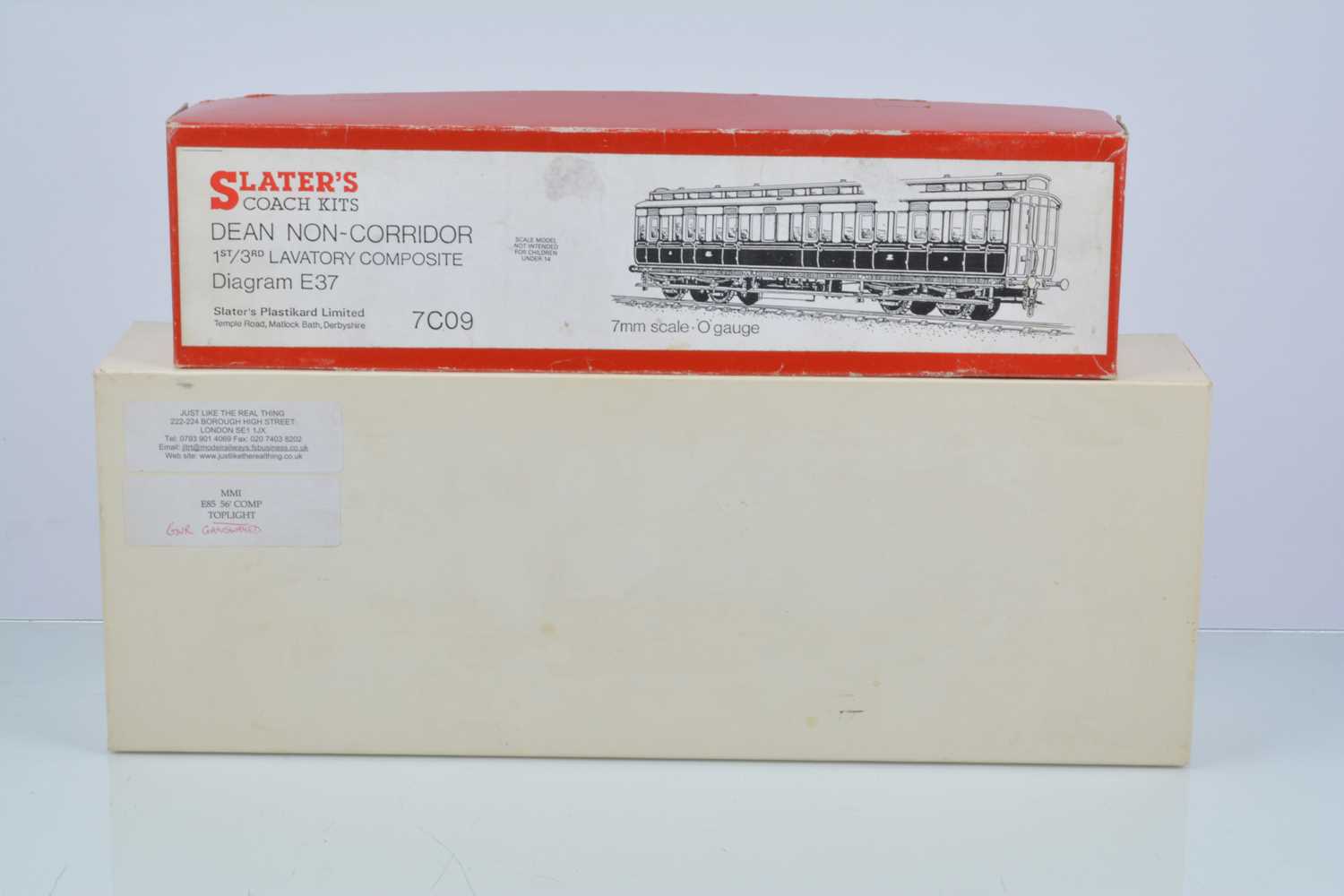 Lot 167 - Finescale 0 Gauge GWR Coach kits by Slater's