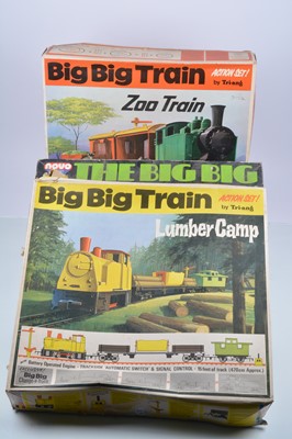 Lot 187 - Three Tri-ang 0 Gauge Big Big/Novo Train Sets