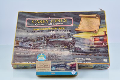 Lot 212 - AHM (Rivarossi) O Gauge Casey Jones Locomotive Kit together with separate Motorising Kit