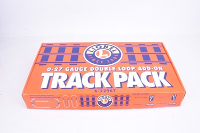 Lot 229 - Lionel O Gauge 6-22967 tinplate 3-Rail Double Loop Add-on Track Pack