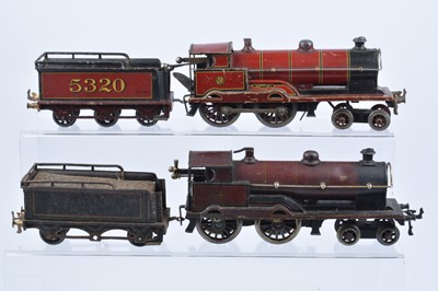 Lot 243 - Bing/Carette 0 gauge clockwork 'George the Fifth' 4-4-0 Locomotives and Tenders (4)