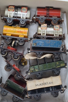 Lot 257 - Marklin 0 Gauge Continental Market Freight Stock (10)