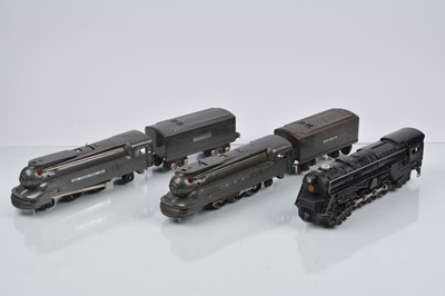 Lot 267 - Three Lionel 0 Gauge electric cast-body Locomotives and Tenders (6)