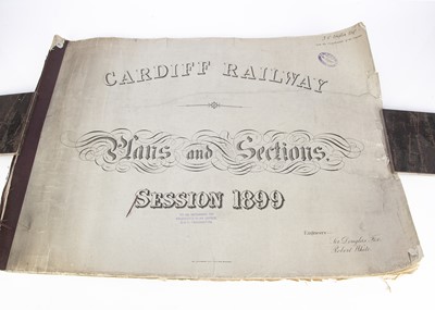 Lot 280 - GWR Victorian and Later Railway Plans Cardiff Railway and Bridges Banbury Road Bridge and Bridge at Claverdon (3)