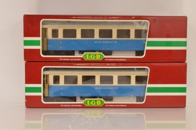 Lot 307 - LGB G Gauge MOB coaches 1st Class (2)