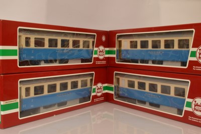 Lot 309 - LGB G Gauge MOB Coaches 2nd Class (4)