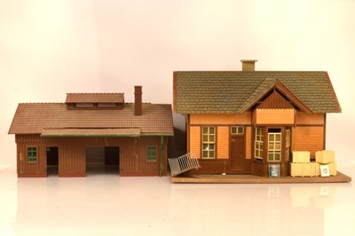 Lot 338 - Various unboxed G scale Buildings