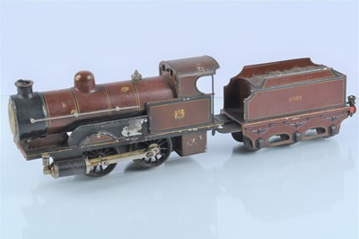 Lot 374 - A Marklin Gauge 1 live steam Midland Railway 0-4-0 Locomotive and Tender (2)