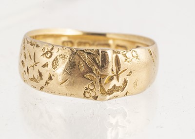 Lot 21 - An 18ct gold ring