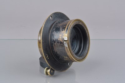 Lot 96 - An early 20th Century brass Ross Zeiss Patent "Unar" f/4.5 136mm (5¼in) Lens
