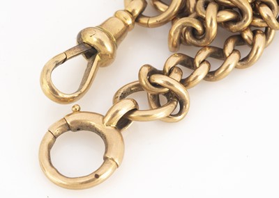 Lot 91 - A 9ct gold curb link chain