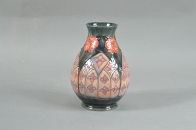 Lot 11 - A modern Moorcroft pottery baluster vase