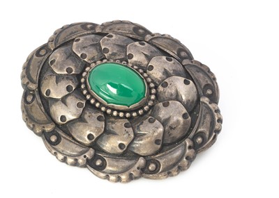 Lot 200 - A Danish silver brooch by Rasmus Björn Halvordersen