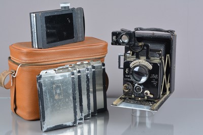 Lot 120 - A Newman and Guardia Sibyl Vitesse 2½ x 3½ Folding Plate Camera