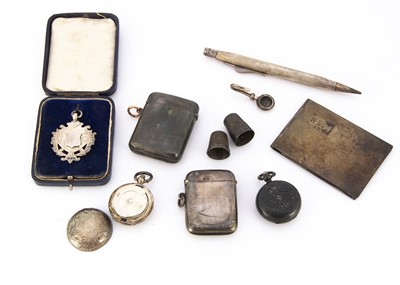 Lot 355 - Ten late 19th and early 20th century silver collectable items