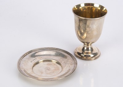 Lot 358 - A Victorian silver chalice by WM