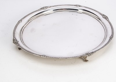 Lot 383 - A 1960s silver tray from Alexander Clark Co Ltd