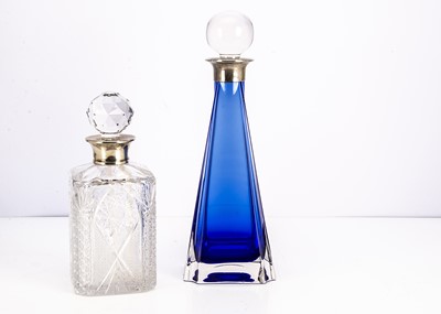 Lot 385 - Two modern glass decanters and stoppers