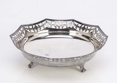 Lot 393 - A modern silver bon bon dish from Alexander Clark Co Ltd