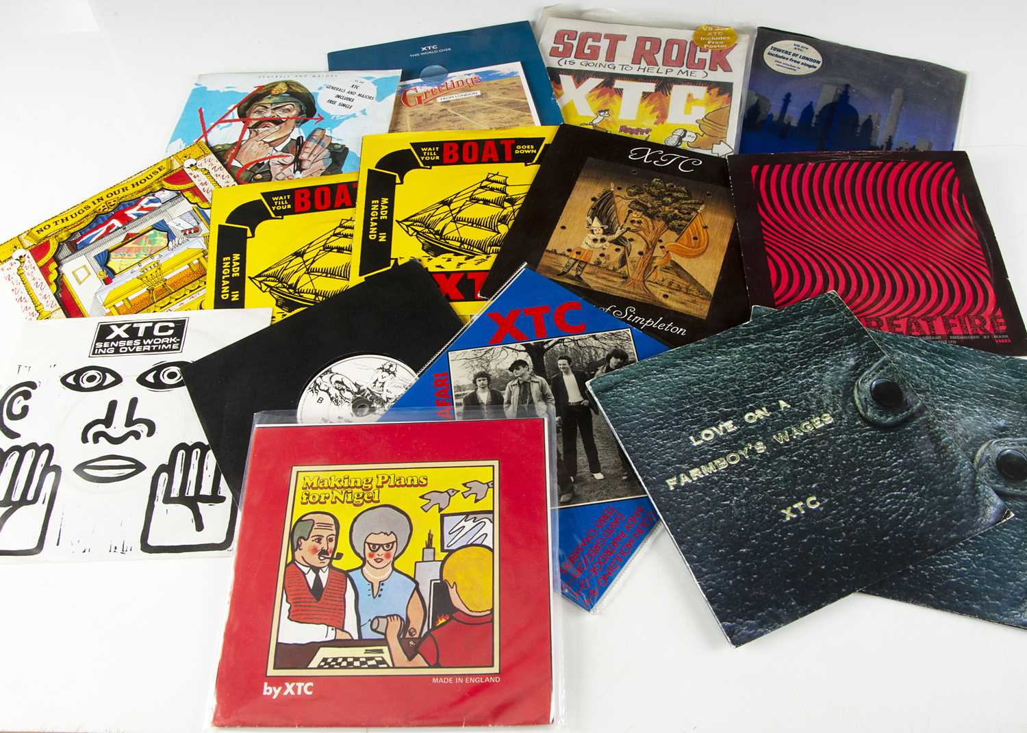 Lot 83 - XTC 7" Singles