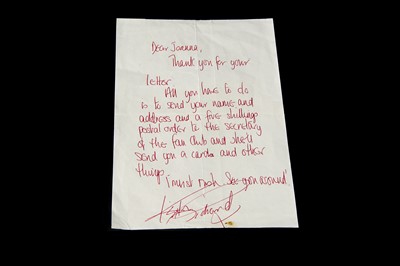 Lot 335 - Rolling Stones / Keith Richards Signed Letter
