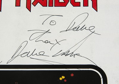 Lot 350 - Iron Maiden Programme / Signatures