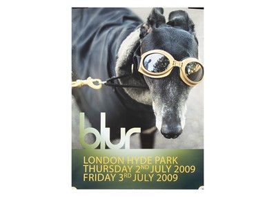 Lot 362 - Blur Concert Poster