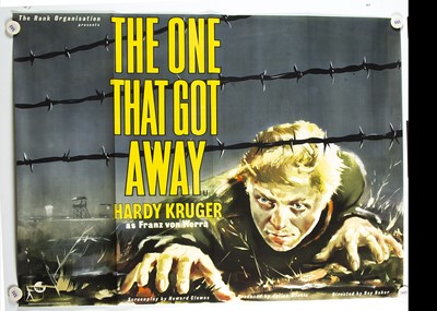 Lot 375 - The One That Got Away (1957) Quad Poster