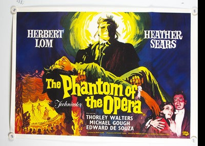 Lot 376 - The Phantom Of The Opera (1962) Quad Poster