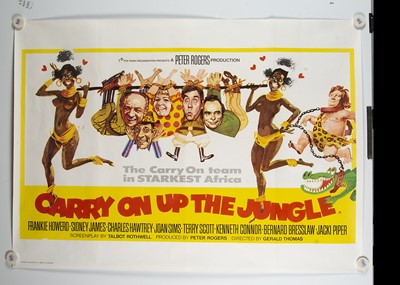 Lot 379 - Carry On Up The Jungle (1970) Quad Poster