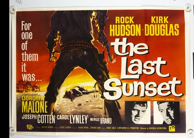 Lot 381 - The Last Sunset (1961) Quad Poster