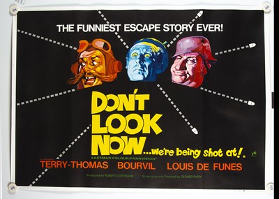 Lot 396 - Don't Look Now We're Being Shot At (1966) Quad Posters