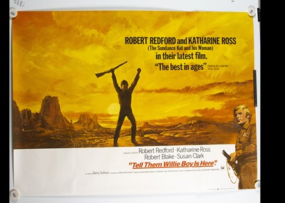 Lot 399 - Tell Them Willie Boy Is Here (1969) Quad Posters