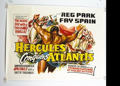 Lot 402 - Hercules Conquers Atlantis (1961) Quad Posters