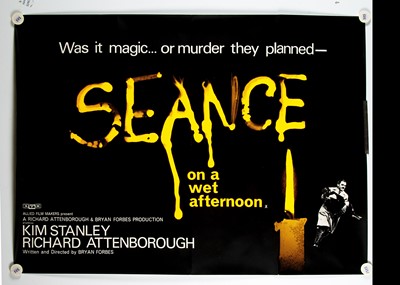 Lot 404 - Séance on a Wet Afternoon (1964) Quad Posters