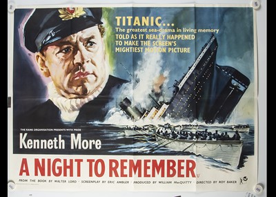 Lot 407 - A Night To Remember (1964) Quad Poster