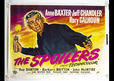 Lot 419 - The Spoilers (1956) Quad Poster