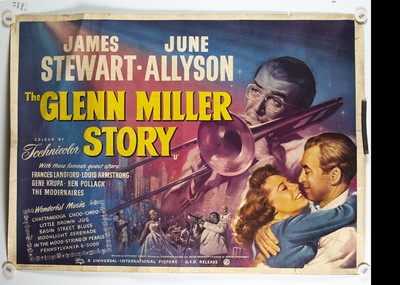 Lot 426 - The Glenn Miller Story (1954) Quad Poster