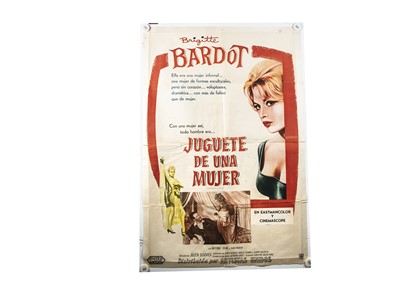 Lot 447 - Juguete De Una Mujer Film Poster / Brigitte Bardot