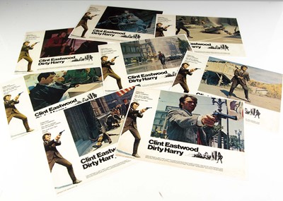 Lot 467 - Dirty Harry Lobby Cards / Front of House Stills