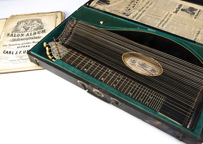 Lot 524 - Zither Harp