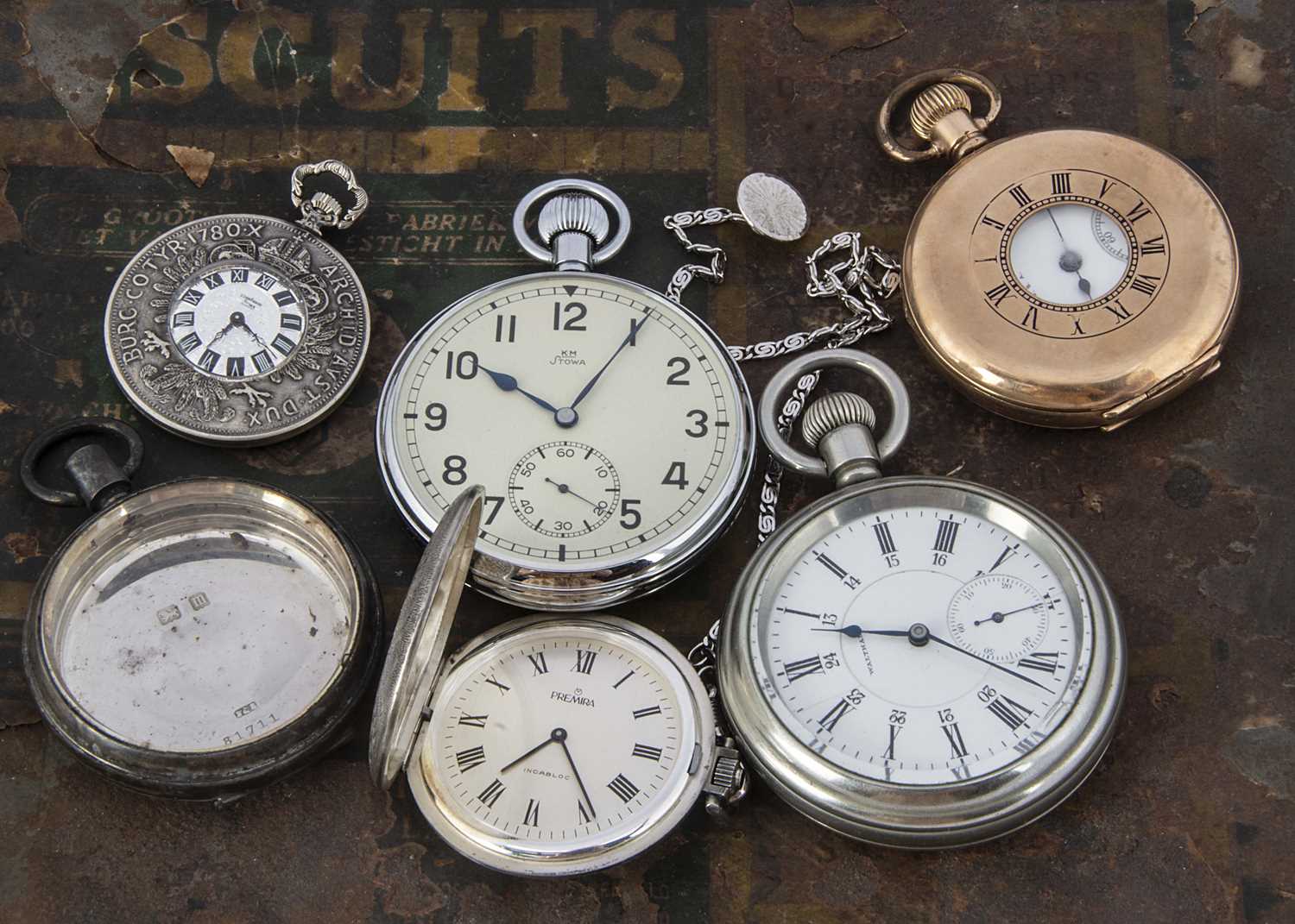 Lot 25 - Five 20th century mechanical manual wind pocket watches
