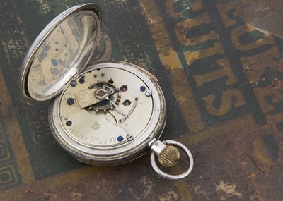 Lot 41 - An early 20th century Continental silver full hunter repeater pocket watch