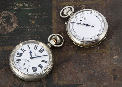 Lot 64 - Two mid 20th century Military Issue stopwatches