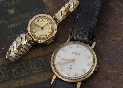 Lot 68 - Two vintage 9ct gold cased watches