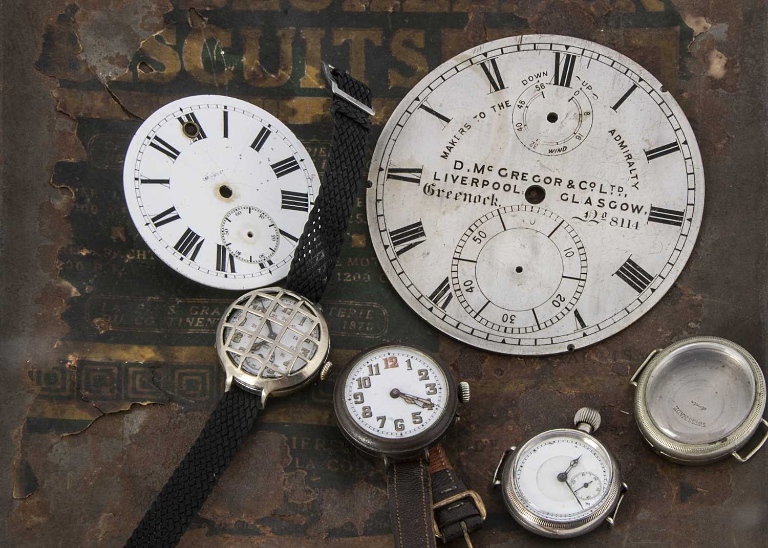 Lot 71 - Three trench style wristwatches
