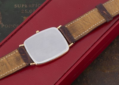 Lot 76 - A c1980s Omega De Ville quartz gold plated wristwatch