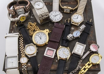 Lot 121 - A collection of modern fashion watches